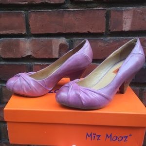 Miz mooz purple Felicity pump sz 8.5 Anthropologie